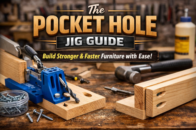 The Pocket Hole Jig Guide: The Woodworking Secret That Makes Building Furniture Faster, Stronger, and Way More Fun